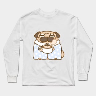 Pug coffee Long Sleeve T-Shirt